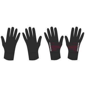 Dětské rukavice Progress DT COOLIO GLOVES 26RZ Velikost rukavic: 5-6 / Barva: černá/růžová
