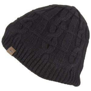 Nepromokavá čepice SealSkinz WP Cold Weather Cable Knit Beanie Obvod hlavy: 55-57 cm / Barva: černá