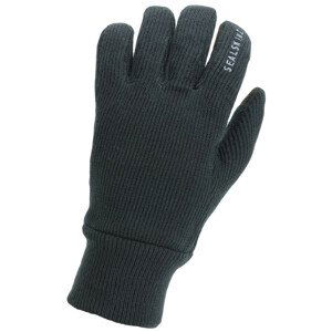 Rukavice SealSkinz Windproof All Weather Knitted Glove Velikost rukavic: M / Barva: černá