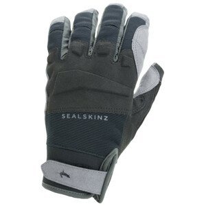 Nepromokavé rukavice SealSkinz Waterproof All Weather MTB Glove Velikost rukavic: L / Barva: černá/šedá