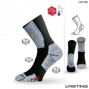Ponožky Lasting CMH Velikost ponožek: 46-49 / Barva: šedá/černá