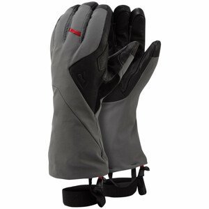 Pánské rukavice Mountain Equipment Hyper Couloir Gauntlet Velikost rukavic: M / Barva: šedá/černá