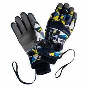 Dětské rukavice Hi-Tec Harri Jr Velikost rukavic: L/XL / Barva: modrá/šedá