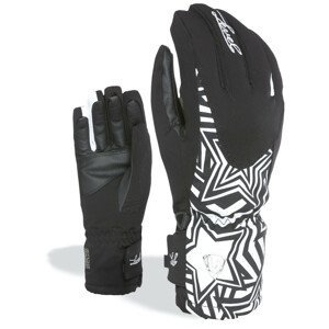 Dámské lyžařské rukavice Level Alpine W Velikost rukavic: 8 / Barva: černá/bílá