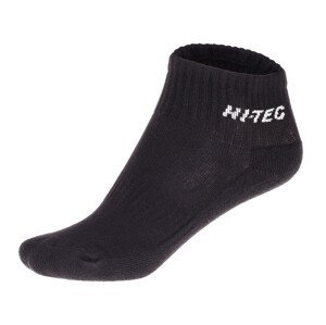 Dětské ponožky Hi-Tec Quarro Pack Jr Velikost ponožek: 28-32 / Barva: černá