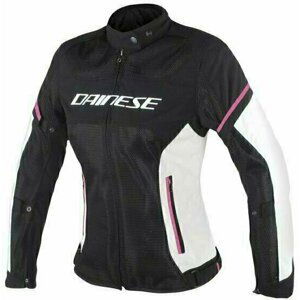 Dainese Air Frame D1 Lady Black/Vaporous Gray/Fuxia 48 Textilní bunda