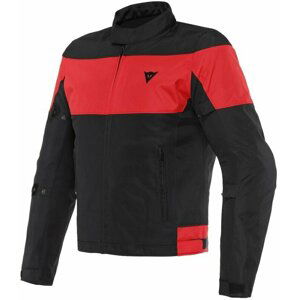 Dainese Elettrica Air Black/Black/Lava Red 60 Textilní bunda