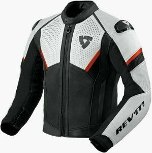 Rev'it! Jacket Matador Black/Neon Red 54 Kožená bunda