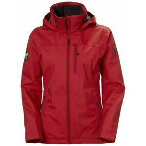 Helly Hansen W Crew Hooded Jacket Red XS