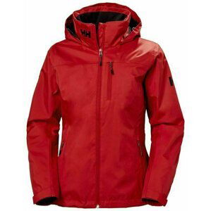 Helly Hansen Women's Crew Hooded Midlayer Sailing Jacket Red L