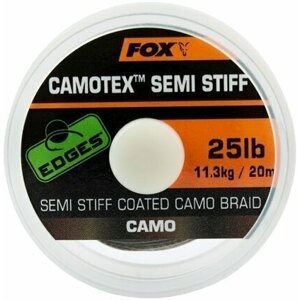 Fox Fishing Edges Camotex Semi Stiff Camo 25 lbs-11,3 kg 20 m