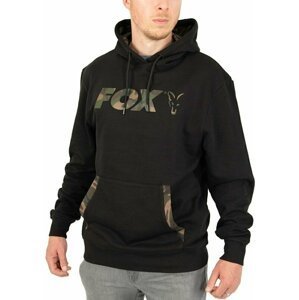 Fox Fishing Mikina Lightweight Pullover Hoody Black/Camo Print 3XL