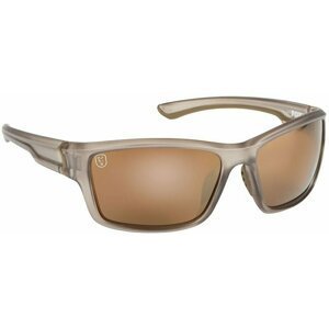 Fox Fishing Sunglasses Trans Khaki Frame/Brown Mirror Lens
