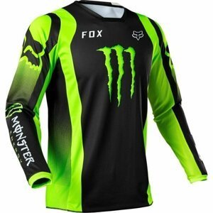 FOX 180 Monster Jersey Black XS Motokrosový dres