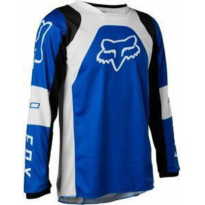 FOX Youth 180 Lux Jersey Blue XL Motokrosový dres