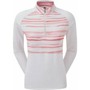 Footjoy Half-Zip Jersey Watercolour Womens Midlayer White M