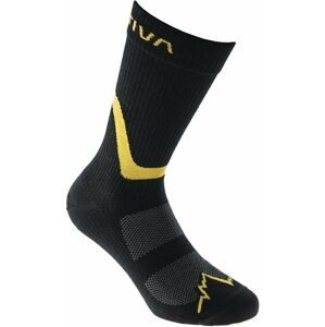 La Sportiva Ponožky Hiking Black/Yellow L