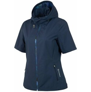 Sunice Amber Wind Womens Hooded Short Sleeve Jacket Midnight S