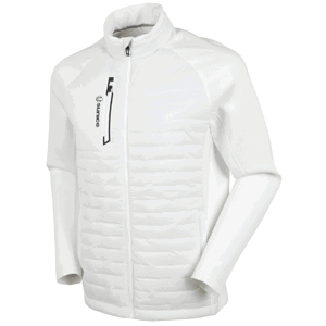 Sunice Hamilton Thermal Hybrid Mens Jacket Pure White/Black L