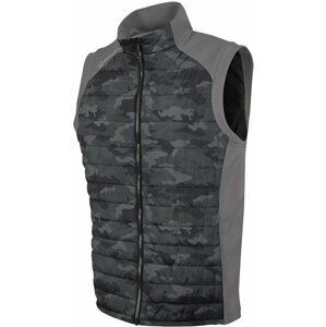 Sunice Mens Hamilton Thermal Hybrid Vest Charcoal Camo/Charcoal XL