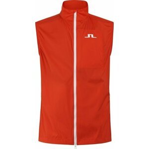 J.Lindeberg Ash Light Packable Golf Vest Tangerine Tango L