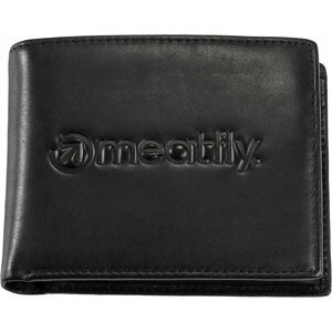 Meatfly Brazzer Leather Wallet Black