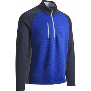 Callaway Mens Blocked Ottoman Fleece Magnetic Blue L