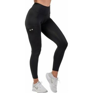 Nebbia Active High-Waist Smart Pocket Leggings Black S Fitness kalhoty