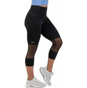 Nebbia High-Waist 3/4 Length Sporty Leggings Black XS Fitness kalhoty