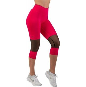 Nebbia High-Waist 3/4 Length Sporty Leggings Pink XS Fitness kalhoty