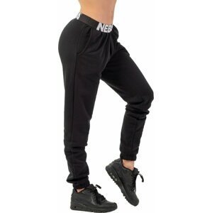 Nebbia Iconic Mid-Waist Sweatpants Black XS Fitness kalhoty