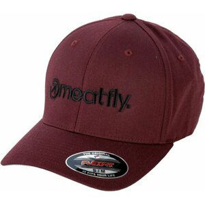 Meatfly Brand Flexfit Maroon