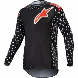 Alpinestars Supertech North Jersey Black/Neon Red XL Motokrosový dres