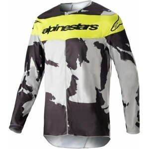 Alpinestars Racer Tactical Jersey Gray/Camo/Yellow Fluorescent M Motokrosový dres