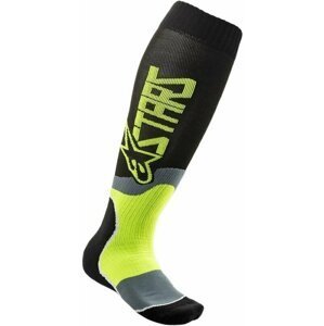 Alpinestars Ponožky MX Plus-2 Socks Black/Yellow Fluorescent M