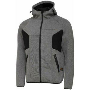 Savage Gear Mikina Tec-Foam Zip Hoodie Dark Grey Melange L