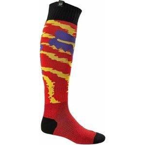 FOX Ponožky 180 Nuklr Socks Fluo Red L