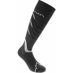 La Sportiva Ponožky Skialp Socks Carbon/Ice L