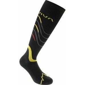 La Sportiva Ponožky Skialp Socks Black/Yellow M