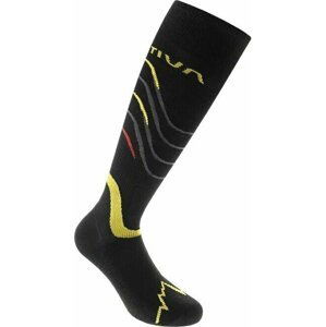 La Sportiva Ponožky Skialp Socks Black/Yellow L