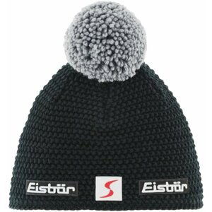 Eisbär Jamie Pompon SP Beanie Black/Grey UNI Lyžařská čepice