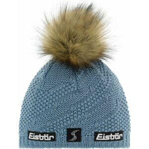 Eisbär Yva Lux Crystal SP Beanie Steel Blue/Beige UNI Lyžařská čepice