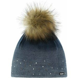 Eisbär Dip Dye Lux Crystal Womens Beanie Dark Blue/Beige UNI Lyžařská čepice