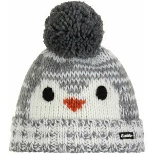 Eisbär Rico Pompon Kids Beanie Grey/White/Red/Grey UNI