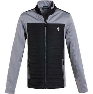 Golfino Microfibre Fleece Mens Jacket Chrome Grey 48