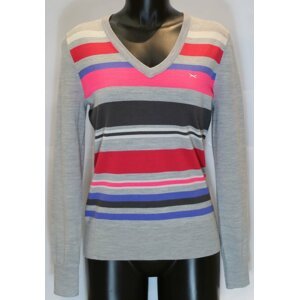 Brax Karlotta Womens Sweater Striped Grey S
