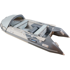 Gladiator Nafukovací člun C420AL 420 cm Light Grey-Dark Grey