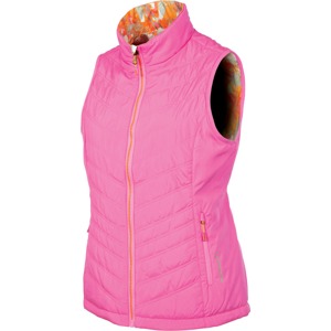 Sunice Maci Reversible Womens Vest Pink/Neon Pink Flash Print XS