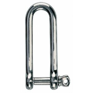 Osculati D - Shackle Stainless Steel LONG with Captive Pin 5 mm