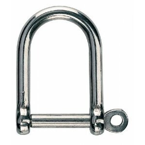 Osculati D - Shackle Stainless Steel Wide Jaw 8 mm